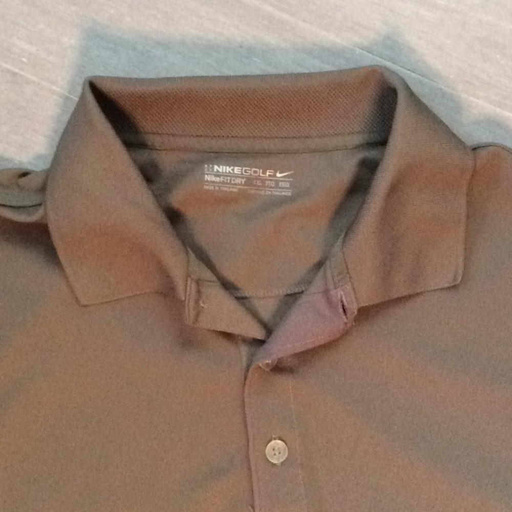 Nike golf dryfit XXL olive golf polo